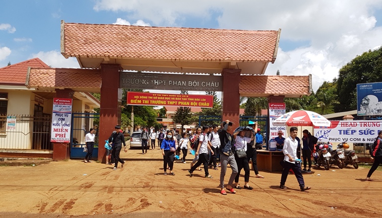 Huyện Krông Năng: Kết thúc kỳ thi THPT Quốc gia 2018